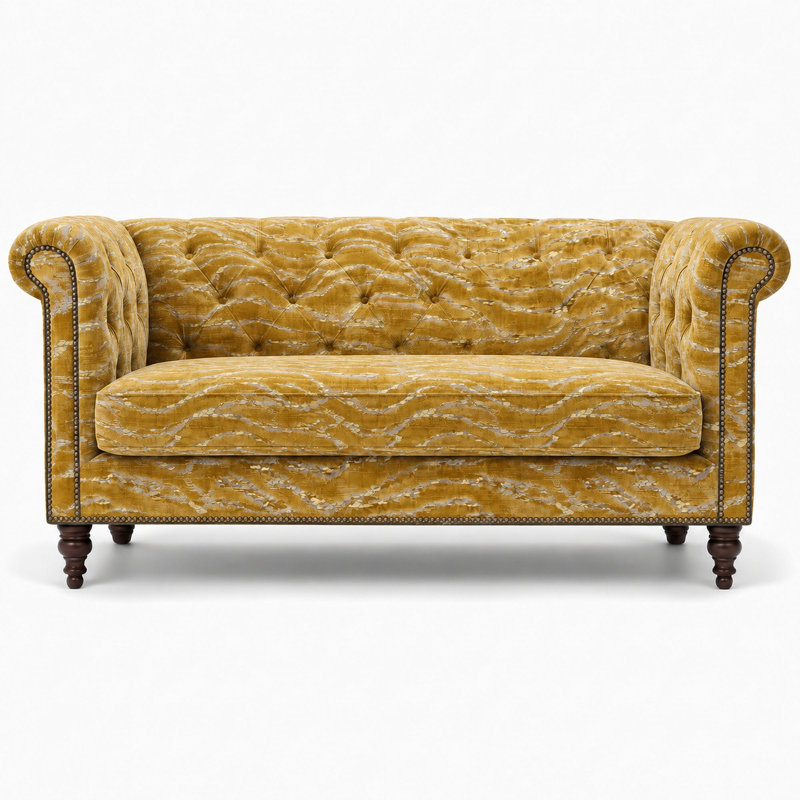 Animal Print Velvet | Empress Fabric, Gold