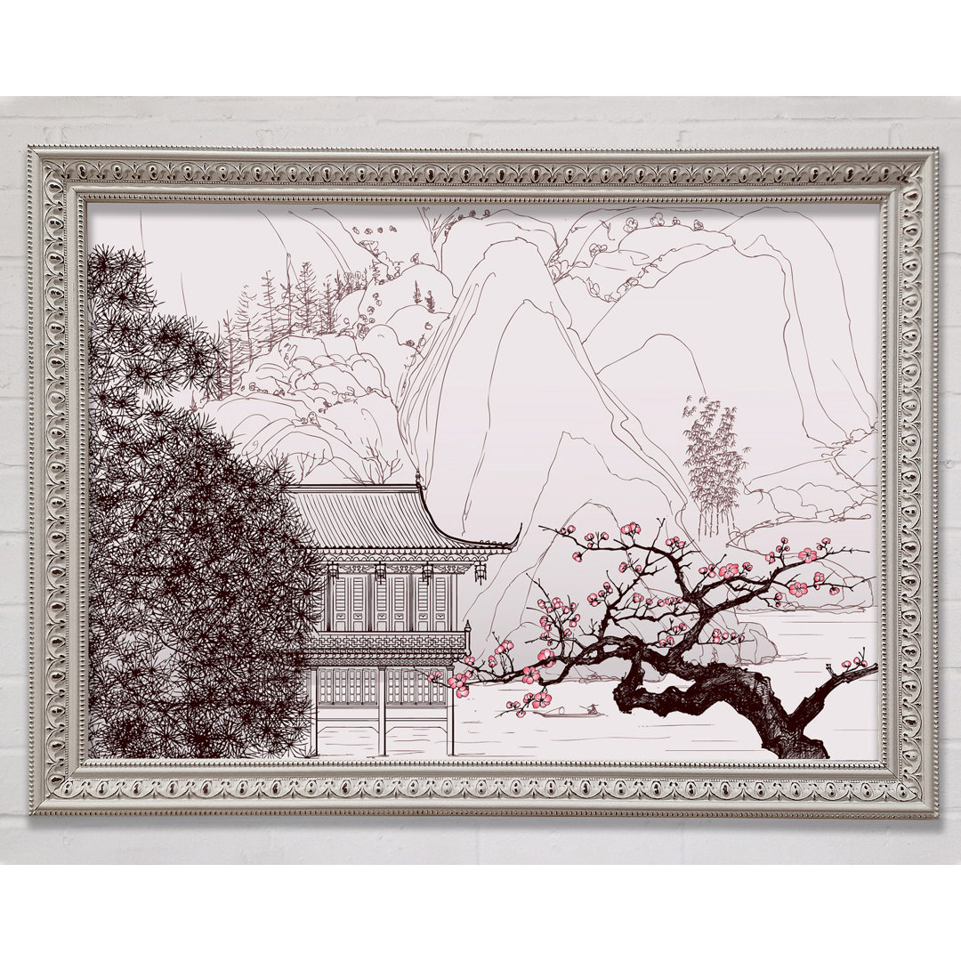 Home Of The Chinese Cherry Blossom - Einzelne Bilderrahmen Kunstdrucke