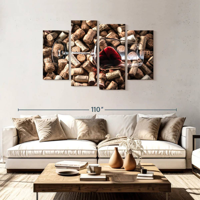 Yarlin Red Wine Corks, 48" H x 75" W