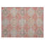 Machine Washable Indoor/Outdoor Christain ACN1449 Salmon Rug-109533358