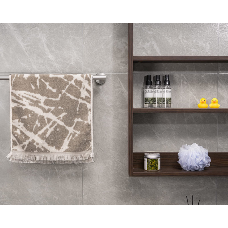 1 Towel Rack, Brushed Nickel