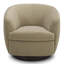 Fauteuil demi-tonneau pivotant rembourré Marcy-1435457878
