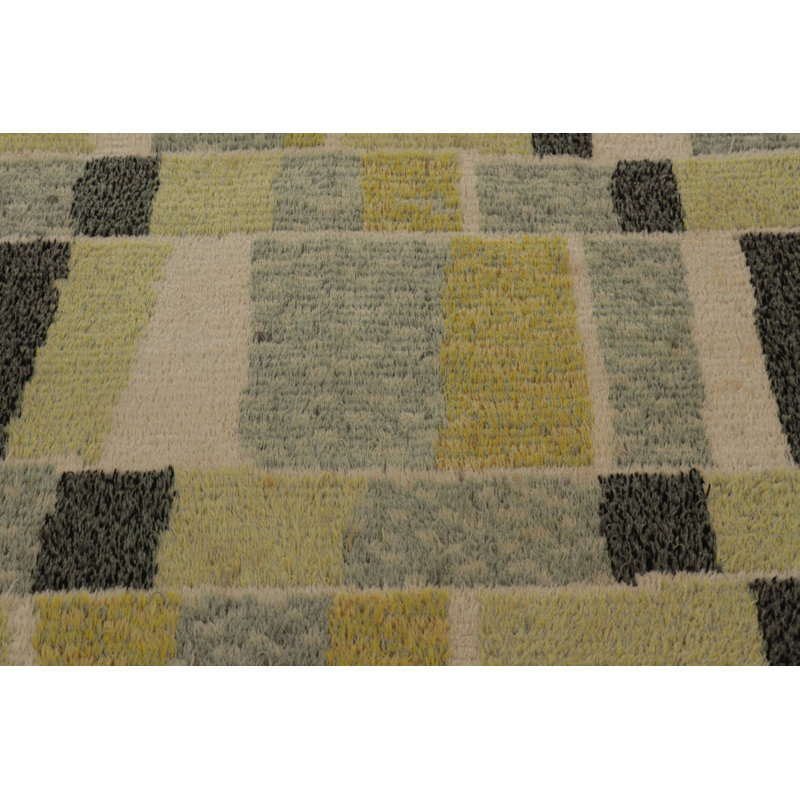 Scandinavian One-of-a-Kind 4'4x6'6 Hand Knotted Area Rug