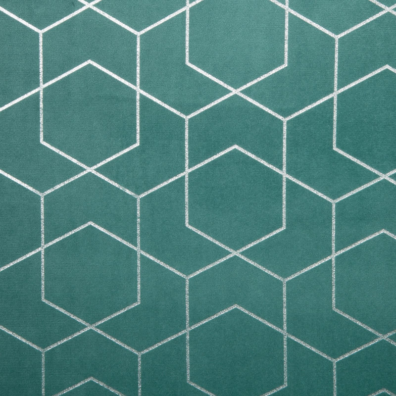 Marmie Blackout Curtains Single Panel, Turquoise