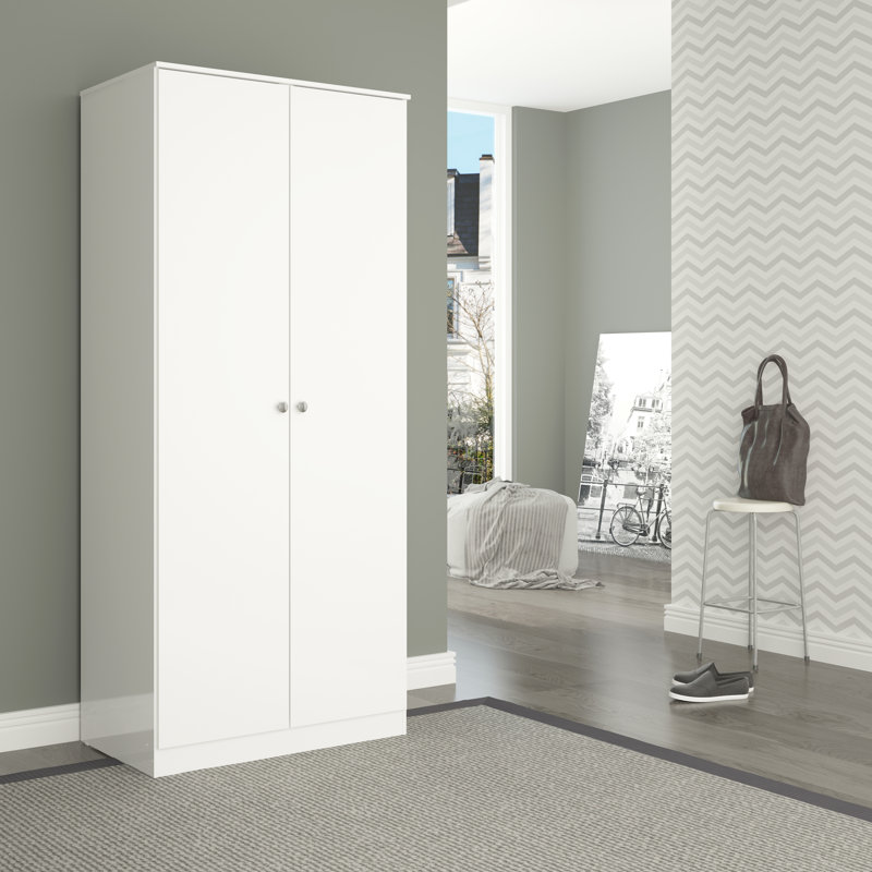Sydnea 2 Door Wardrobe, White