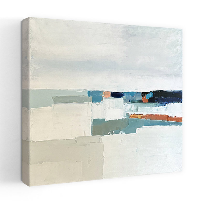 Art contemporain, art contemporain abstrait, H 18 po x l 18 po
