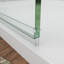 Porte de douche sans cadre - verre trempé de 3/8 po (10 mm), balançoire simple articulée, installation réversible
