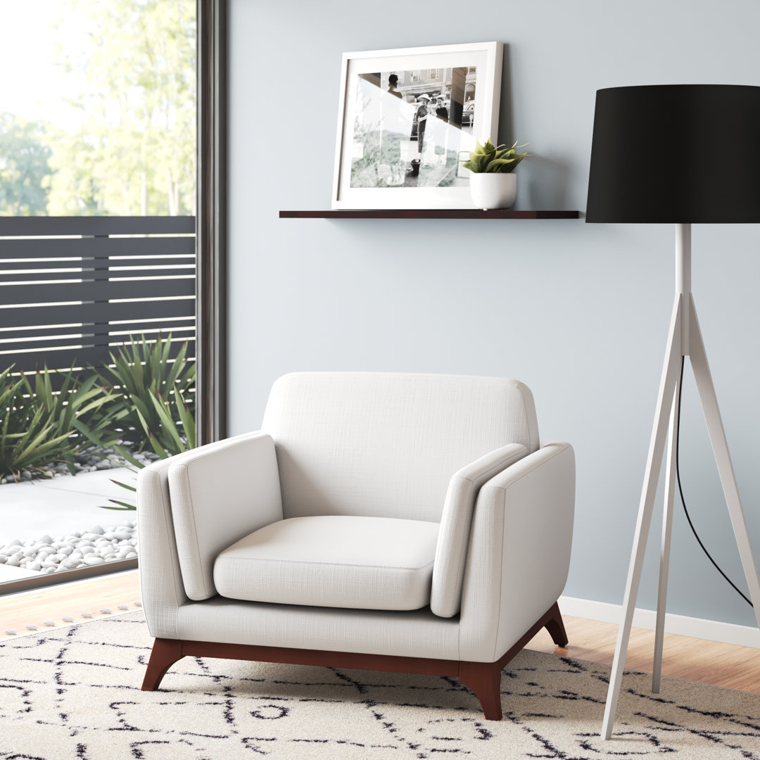 Chance Upholstered Fabric Armchair Modway 