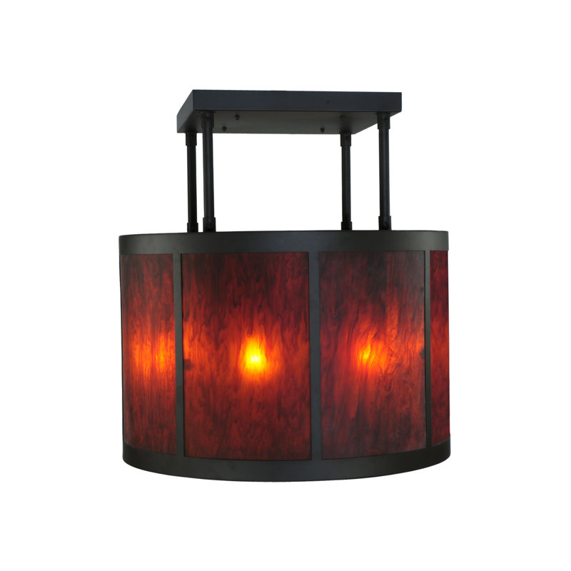Cilindro Vicksburg 8 - Light Semi Flush Mount