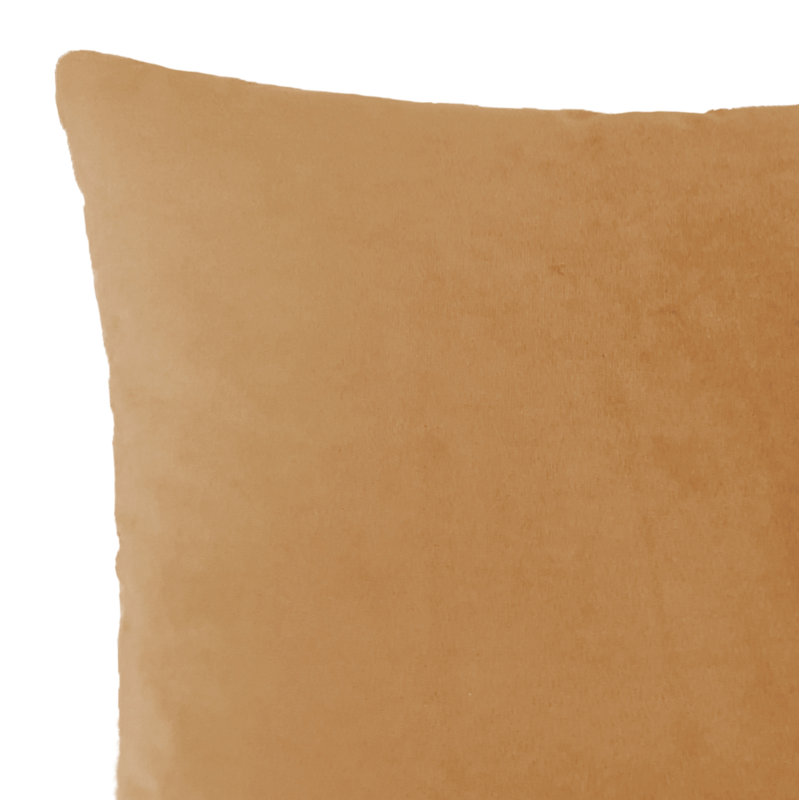Oreiller de soutien carré en polyester, Citrouille