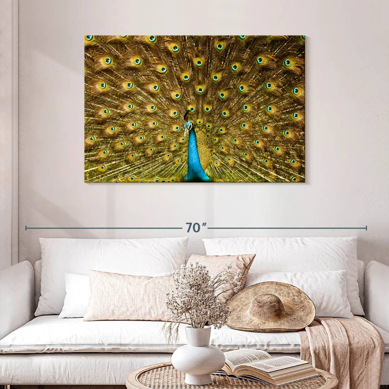 Crowle Peacock Feather, 30" H x 45" W
