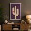 Cactus Bloom Minimalist - Wrapped Canvas-1774757505-1774757515