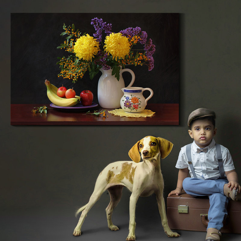 Peinture sur toile Hindrik Elegant Table, H 32 po x l 48 po x P 1,5 po