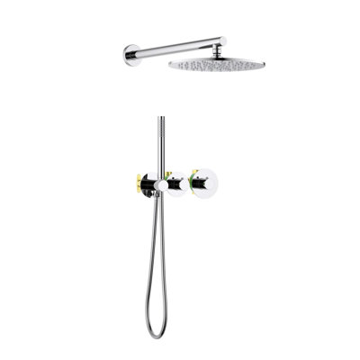 Thermostatic Complete Shower System with Rough in-Valve
