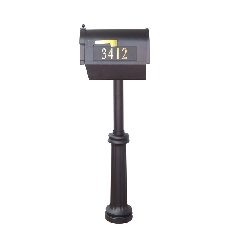 Berkshire Aluminum Post Mounted Post Box