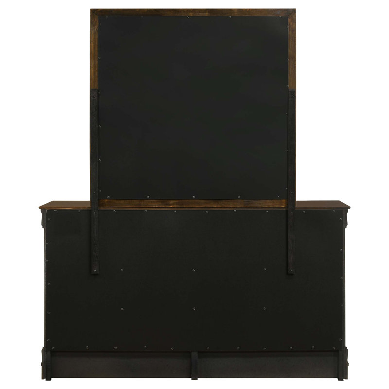 Timeless 6-Drawer Dresser Set with Mirror for Organized Storage