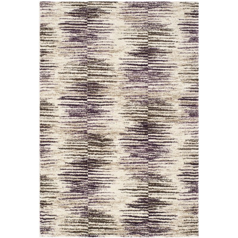 Tapis abstrait performance rétro, Rectangle 9 pi x 12 pi