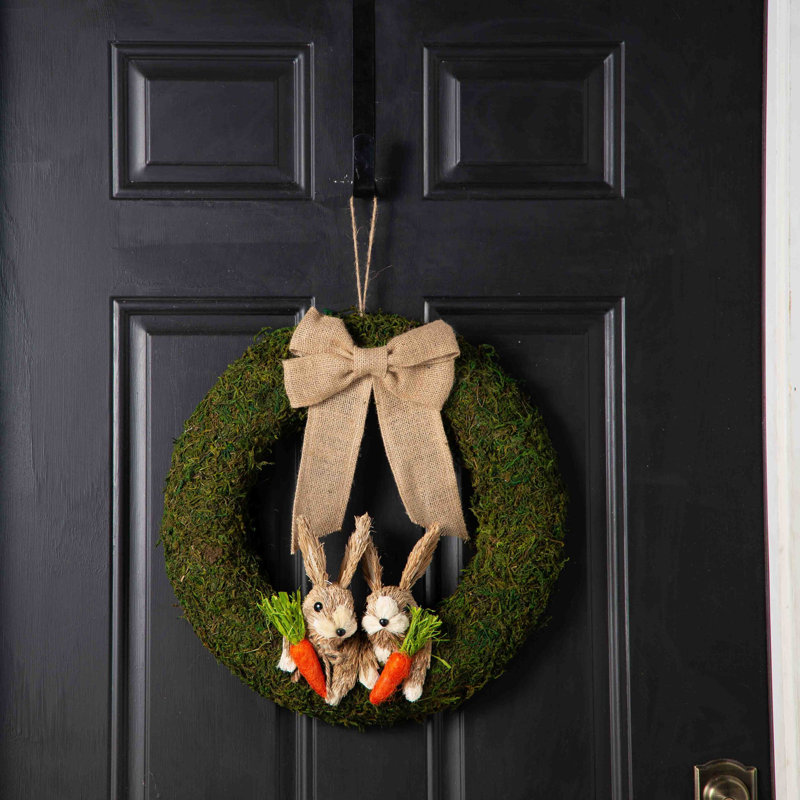 Faux Moss Silk 18'' Wreath