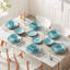 Handmade Stoneware Dinnerware Set 24 Piece - Service for 6-65804299