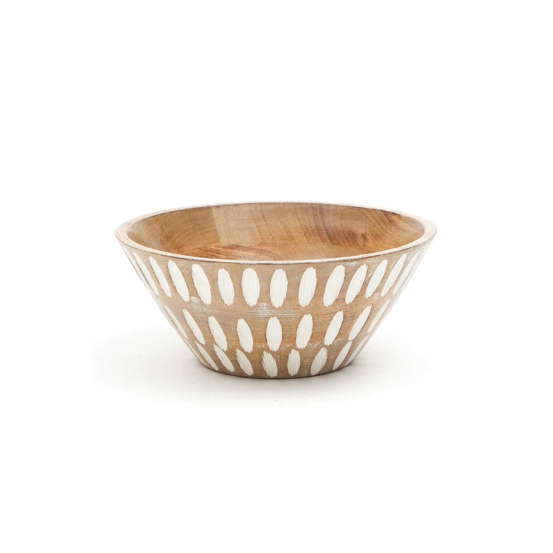Bol à fruits | Bol décoratif et fonctionnel fait à la main | 13,5 po