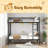 Full XL Over Queen Metal Bunk Bed-1242723266