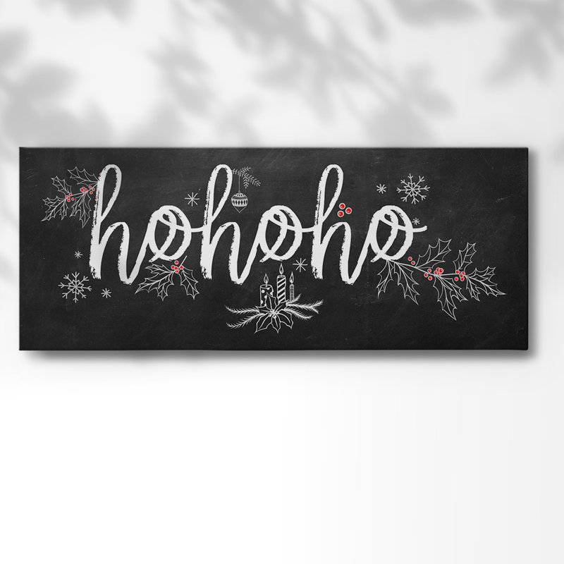 « ho ho ho », H 24 po x l 60 po x P 1,5 po