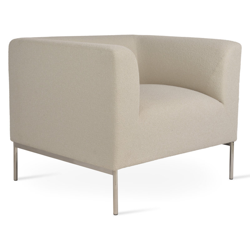 Fauteuil Laguna, Laine blanc cassé