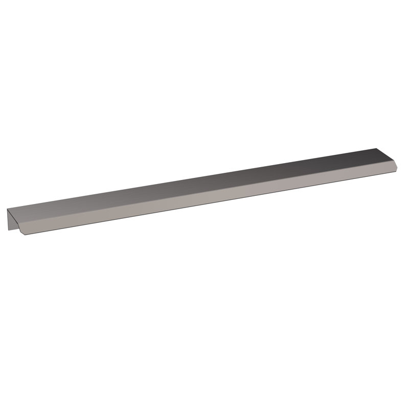 Finger Pull Handle 300mm - Brushed Pewter