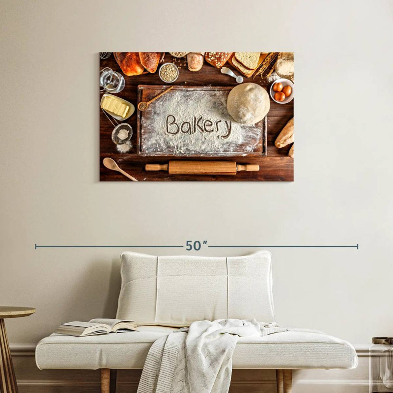 Bakery Baking, 24" H x 36" W