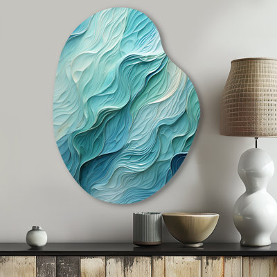 Procter - Unique Shape Abstract Spirals Metal Wall Art, Freeform Metal Wall Sculpture Print