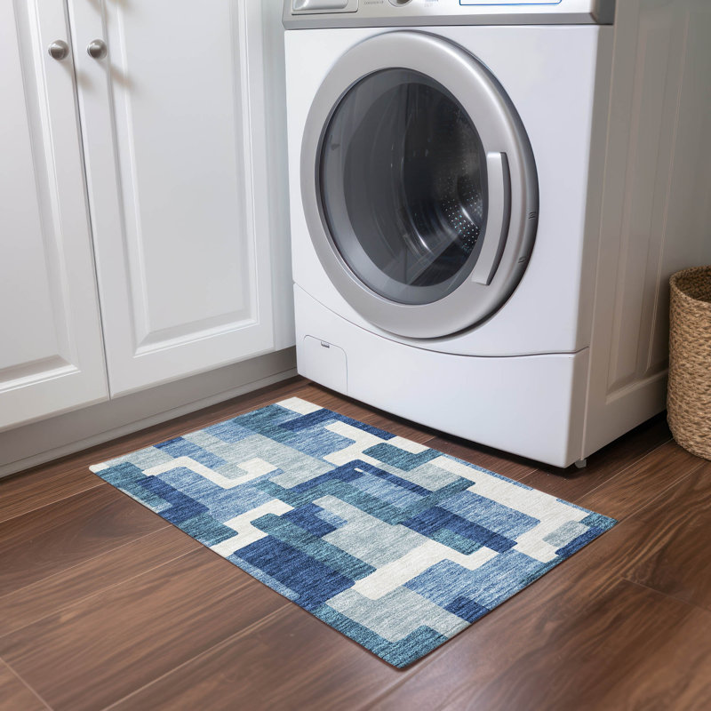  Tapis d'intérieur / extérieur antidérapant Neysa, Rectangle 1 pi 8 po x 2 pi 6 po