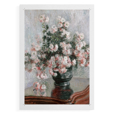 Imprimé floral rétro CCLxxvii - reproduction de toile seulement - non encadrée