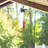 Reinolde Cat Tuxedo Kitty and Gem Wind Chime