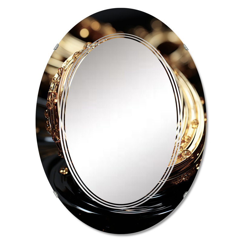 Eurodicus - Miroir mural moderne ovale, 30 po x 20 po