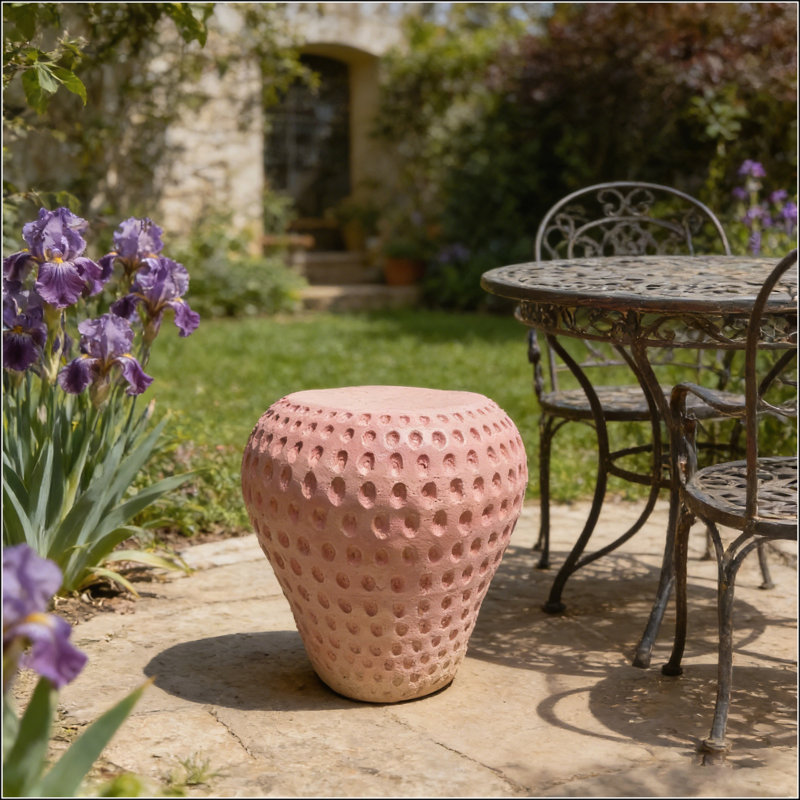 Tabouret surdimensionné en résine 13,4 po