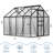 6x8 Ft Walk-in Polycarbonate Greenhouse with Heavy-Duty Aluminum Frame, Adjustable Roof Vent and Large Interior for Backyard or Patio-124940787