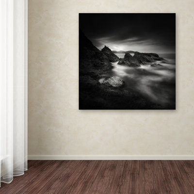 «Cliff and Clouds», reproduction de photo sur toile tendue