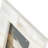 Modern Selenite Picture Frame for Tabletop Display - Decorative Photo Frame for Bedroom, Office, or Home Decor - White-124851816-124851819