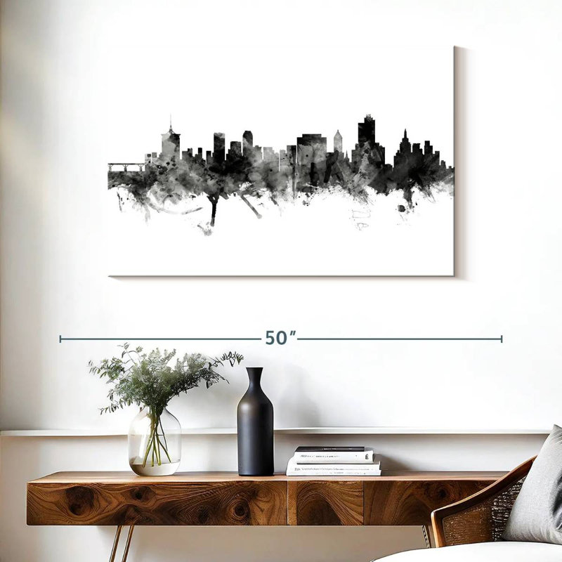 Nicci Tulsa Oklahoma Skyline IV, 26" H x 39" W