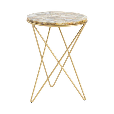 Sherbrooke Stone Top End Table
