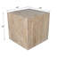 Table de bout contemporaine en marbre naturel 15 po Felix-516615330