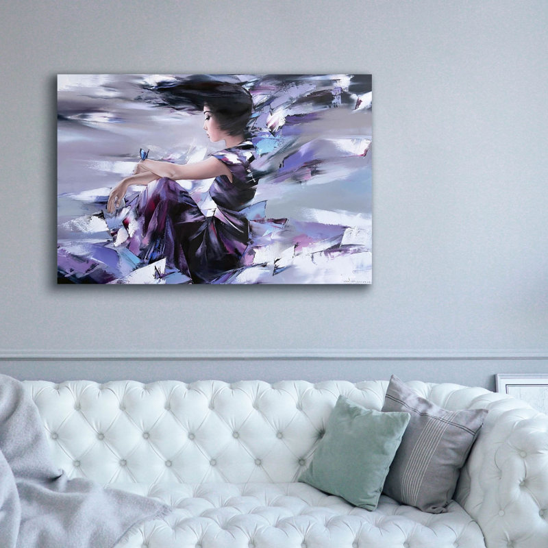 «Waiting» par Alexander Gunin, impression sur toile, H 40 po x l 60 po x P 1,5 po