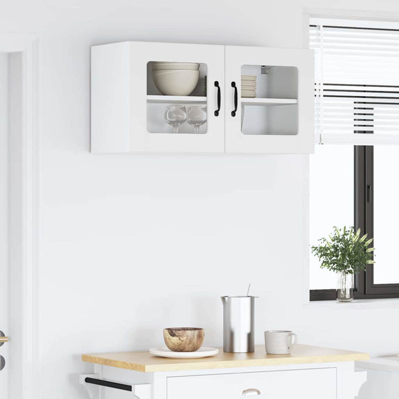 Vidaxl Kitchen Cabinet Concrete Grey 80 X 31 X 40 Cm Engineered Wood, White