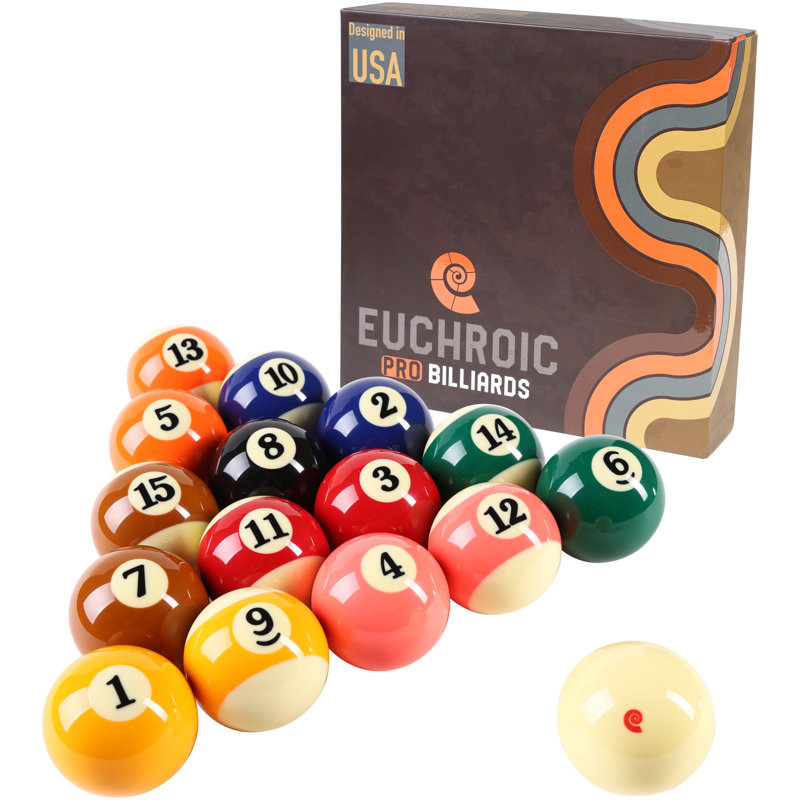 Ensemble de boules de billard et de billard