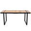 Ensemble de salle à manger d'extérieur 7 pièces - Bois beige et acier, coussins amovibles, - Pour 7 pièces, structure en acier, coussins imperméables pour jardin.