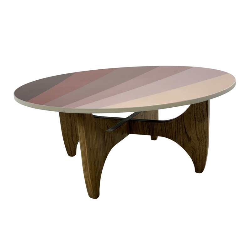 Sanborn Coffee Table, Pink/Brown