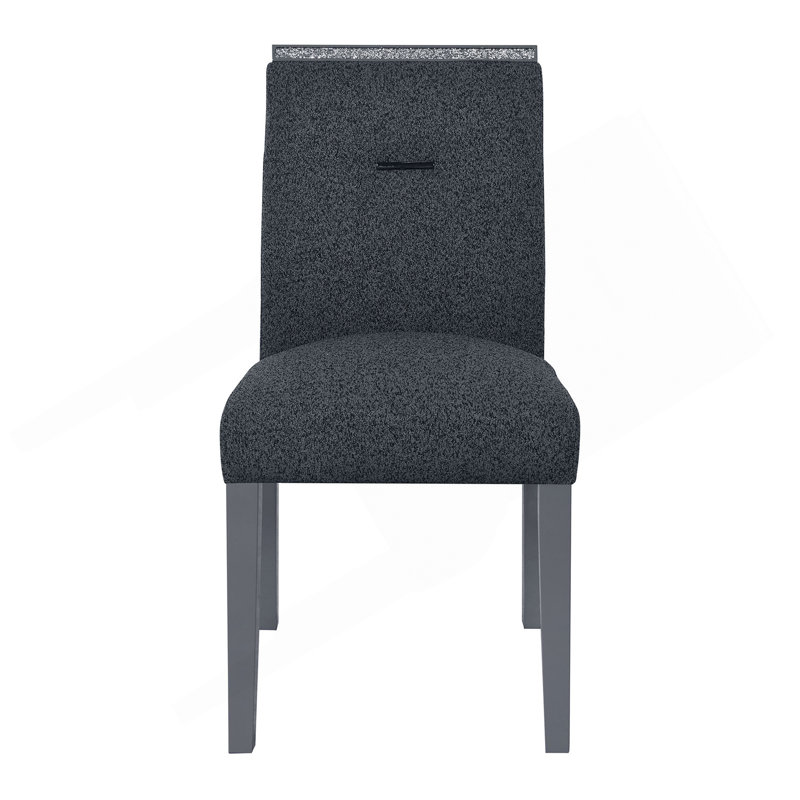 Chaise 2 pièces ARIYA GRIS FONCÉ