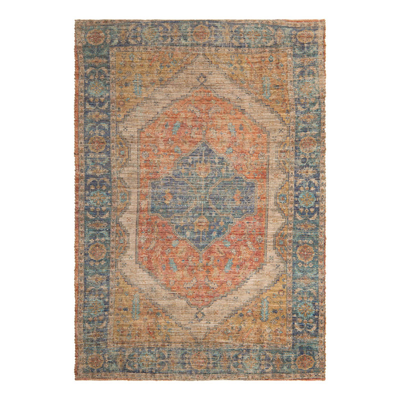 Watkin Oriental Indoor Rug, Rectangle 6'1" x 9'
