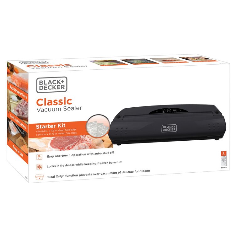  Black + Decker BD5879, Starter Kit with Vacuum Sealer Bags :  Everything Else