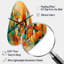 «Nowaczyk Abstracting The Cubist Form IV» - Cubisme de forme irrégulière, horloge murale-988627462